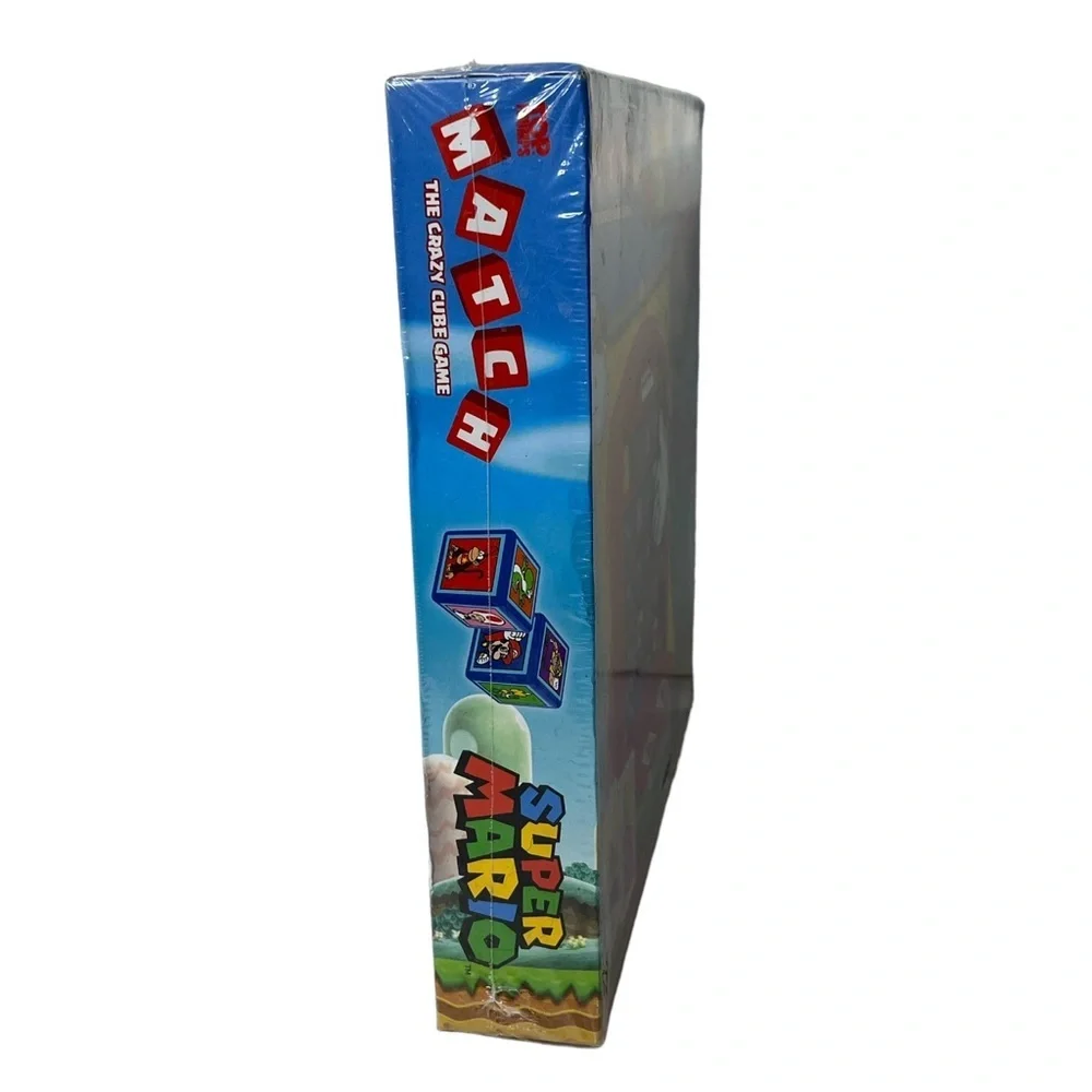 Super Mario Match The Crazy Cube Memory Game Ages 4+ 2‎ Players Carrying Case